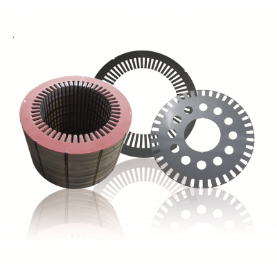 Customizable rotor and stator lamination for motors